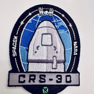 SpaceX CRS 30 Resupply Mission Patch 3.5&quot;