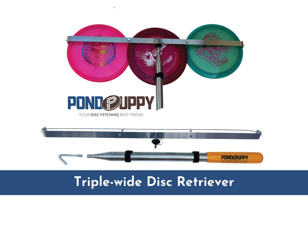 Triple-wide Disc Golf Retriever - Etsy