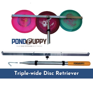 Triple-wide Disc Golf Retriever