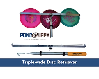 Triple-wide Disc Golf Retriever