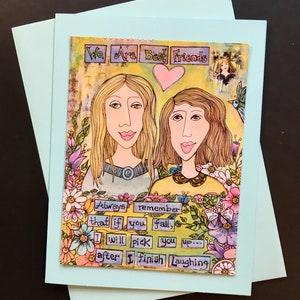 Your my Best Friend   Art Card