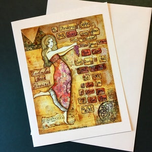 Oh, merveilleux raisin ! Carte d'art amateurs de vin