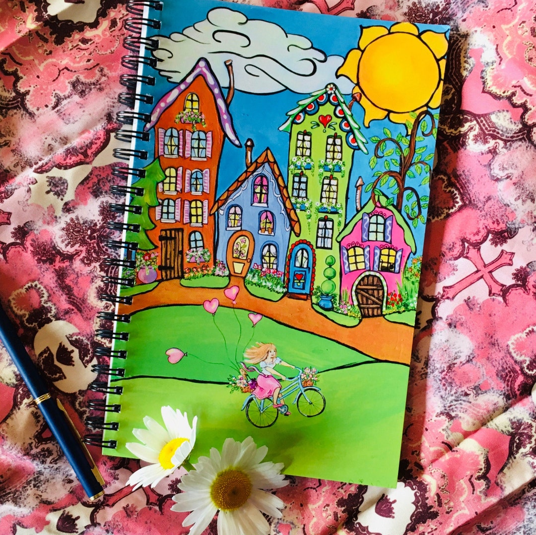 Spread a Little Happiness Notebook Unique Lined Journal for Women and