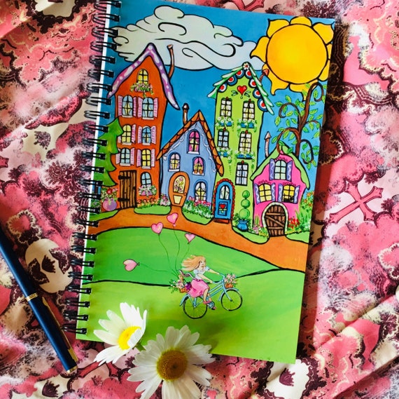 Spread A Little Happiness Notebook Unique Lined Journal For Etsy