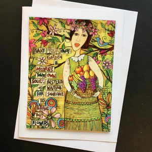 Plant your own Garden  Art Card