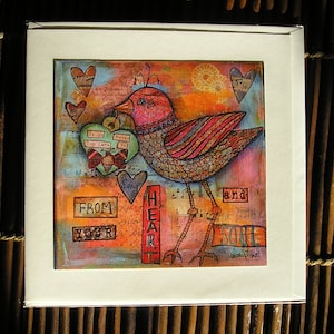 Chantez de tout votre coeur !  Carte vierge