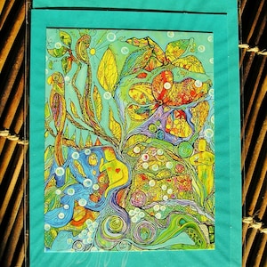 Carte artistique flux terrestre
