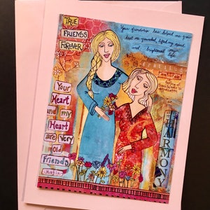 Carte artistique Vrais amis