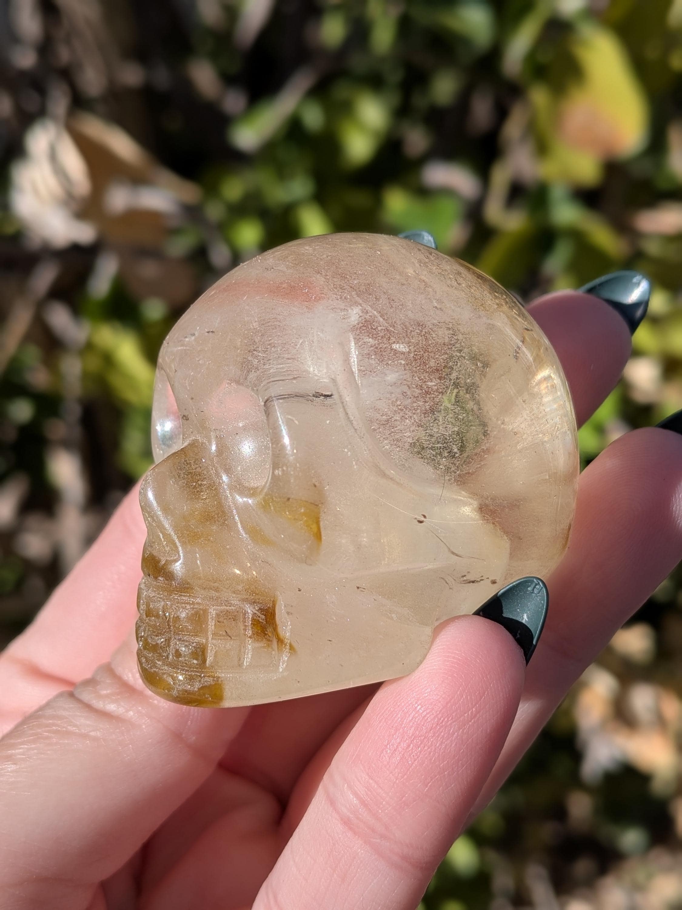 瑪瑙水晶の頭蓋骨彫刻 - Etsy 日本