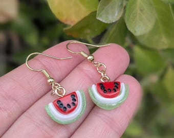 Watermelon Dangle Earrings