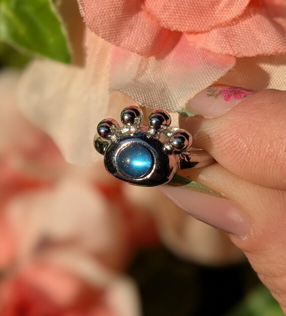 Labradorite Crown Adjustable Ring - image 2