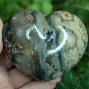 Ocean Jasper Heart 2&quot;