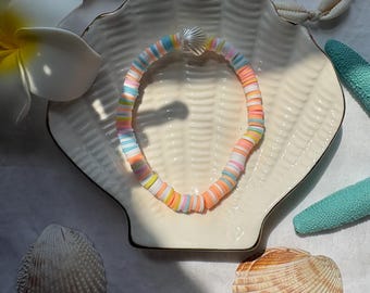 Sunset Bracelet with Seashell Charm