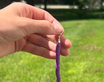 Clay bead keychain
