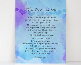 It S You I Like Poem Etsy