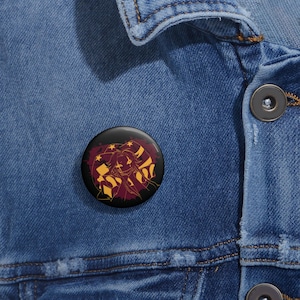 Pierrot Pin Button | The Freak Circus