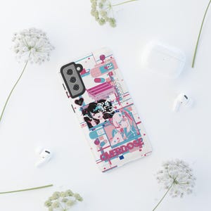 Cyber Pastel Anime Needy Girl Overdose phone case | kawaii vaporwave tech art