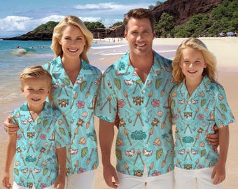 Disney Moana Hawaiian Shirt, Maui Pua Moana Hawaiian Shirt, Disneyland Family Summer Trip Hawaii Shirts, Disney Birthday Shirt, Walt Disney