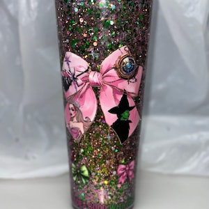 24oz plastic snow globe tumbler