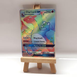 Glurak / Charizard Shiny GX - Holo Pokemon Custom Card