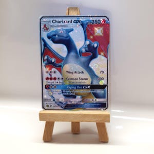 Glurak / Charizard Shiny GX - Galaxy  / Cosmo Holo - Pokemon Alternative Card