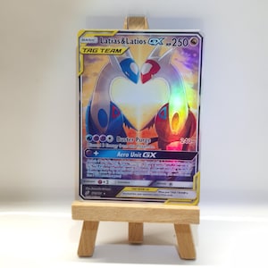 Latias et Latios GX Tag Team - Fait main en Holo - Carte alternative Pokémon