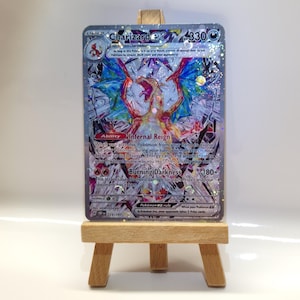 Glurak / Charizard Tera - Galaxy / Cosmo Holo - Pokemon Alternatieve Kaart