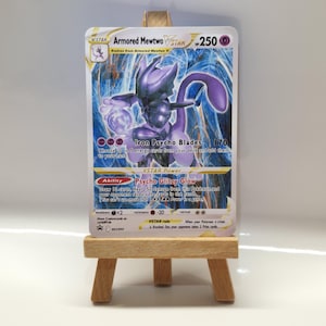 Mewtu blindado / Mewtwo V Stsr - Galaxia / Cosmo Holo - Tarjeta personalizada de Pokémon