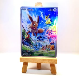 Eevee / Eevee Soccer Team - Fatto a mano in Holo - Carta personalizzata Pokemon