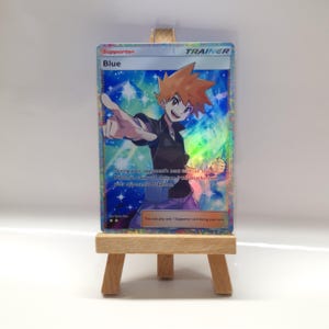 Blauwe Trainerkaart - Holo - Pokemon Pocket Alternatieve Kaart