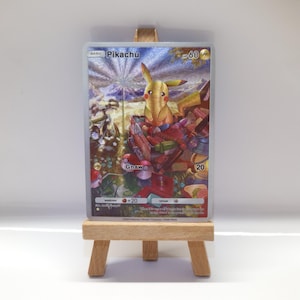 Carta de Arte Alt. Pikachu - Textura Holo - Carta Alternativa de Bolso Pokémon
