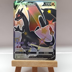 Charizard / Charizard Shiny V - Carta personalizzata Pokemon Holo