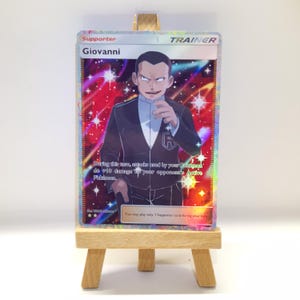 Giovanni Team Rocket Boss Trainer Card - Holo - Pokemon Pocket Alternative Card