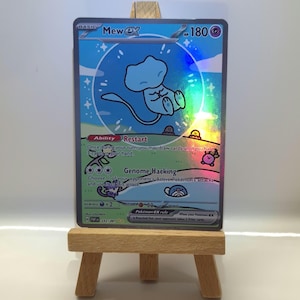 Shiny Mew - Handmade in Holo - Pokemon Alternative Card