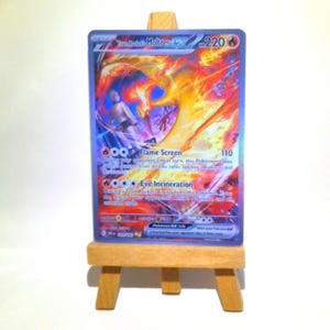 Moltres/Lavados ex del Equipo Rocket - Hecho a mano en Holo - Tarjeta alternativa de Pokémon