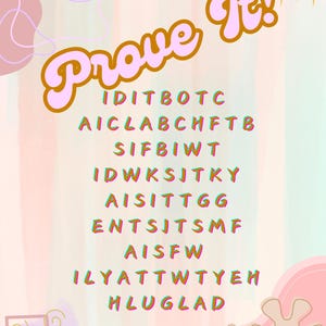 Prove