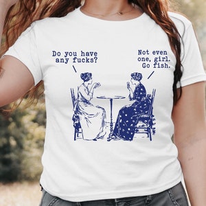 ¿Tienes algún carajo? Camiseta de bebé Go Fish con frases divertidas Camiseta FWord Camiseta de mujer jugando al póquer Camiseta estética Y2K Camiseta CussWord Regalos CurseWordSV57