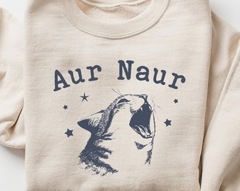 Sweat Aur Naur Oh no Shirt, sweat Meme raton laveur, chemise accent australien drôle, sweat australien, chemise rétro graphique vintage SV14