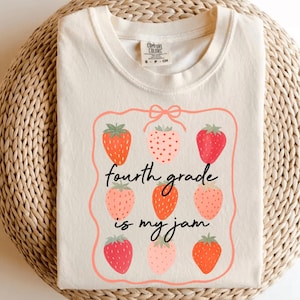Comfort Colors® Fourth Grade Teacher Shirt, 4th Grade Teacher Shirt, 4th Grade T-Shirt, Elementary School, Fourth Grade TShirt, Teaching Tee