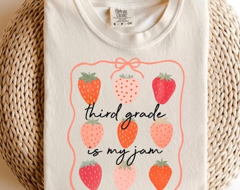 Comfort Colors® Third Grade Teacher Shirt, 3rd Grade Teacher Shirt, 3rd Grade T-Shirt, Third Grade TShirt, Elementary School, Teaching Shirt