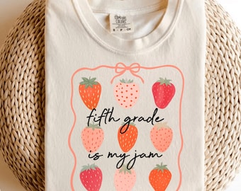 Comfort Colors® Fifth Grade Teacher Shirt, 5th Grade Teacher Shirt, 5th Grade T-Shirt, Elementary School, Fifth Grade TShirt, Teaching Tee