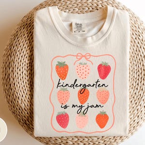 Kindergarten Shirt, Kindergarten Is My Jam, Kindergarten Teacher Gift, Kinder Crew, Kinder Squad, Kinder Team, Back To School Shirt