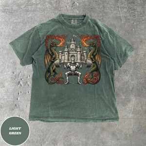 Dost Thou Even Hoist Medieval Gym Retro T-Shirt| Medieval Crest Graphic Tee, Comfort Colors Shirt image 5