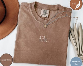 Comfort Colors® FDT-shirt, shirt democraat, feministisch shirt, subtiel anti-Trump-shirt, anti-MAGA-t-shirt, liberaal grappig politiek shirt z138