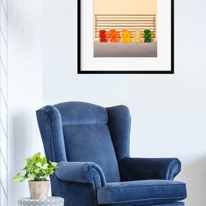 Gummy Bear Line Up Art Print from oil painting - lawyer gift law enforcement and fans of movie parody and The Usual Suspects. image 7