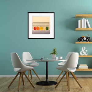 Gummy Bear Line Up Art Print from oil painting - lawyer gift law enforcement and fans of movie parody and The Usual Suspects. image 9