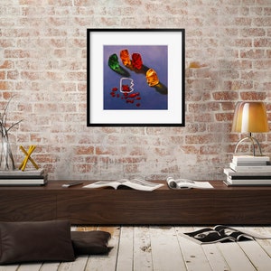 Gummy Bear CSI Crime Scene Art Print from oil painting cute bear art for law enforcement or lawyer gift image 5