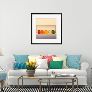 Gummy Bear Line Up Art Print from oil painting - lawyer gift law enforcement and fans of movie parody and The Usual Suspects. image 8