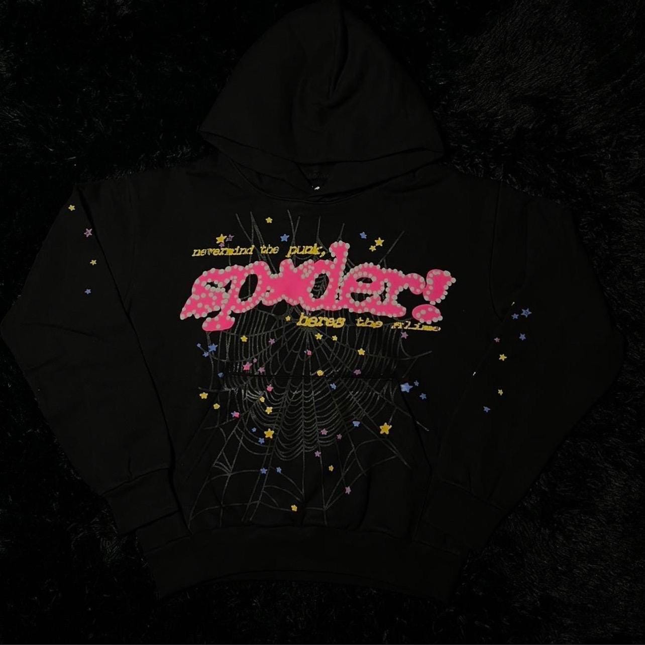 Sp5der hoodie pink - Etsy 日本