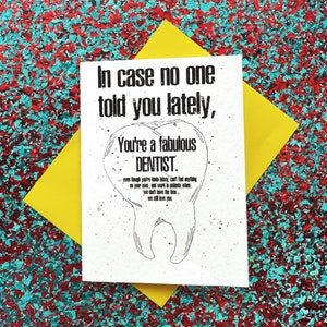 Printable Dental Card, Dental Assistant Birthday for her, Dental Week, Hygienist gift box, Dentist Greeting Card, tooth Digital card
